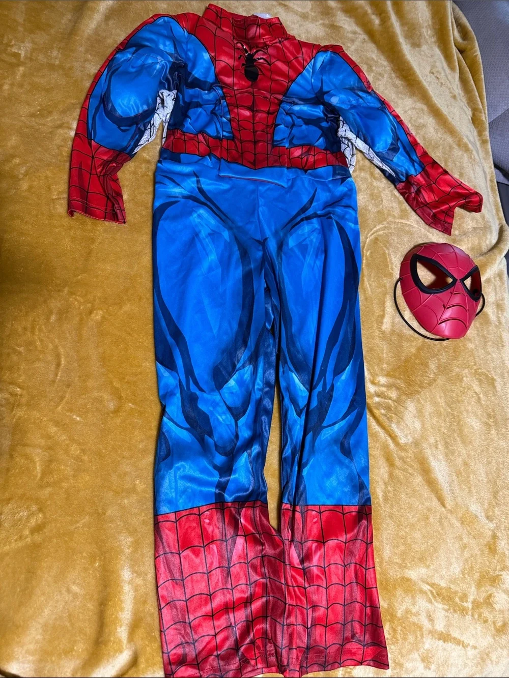 Marvel/Disney Adaptive Spider-Man Kids Superhero Costume with Mask